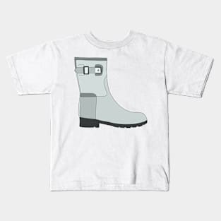 Happy Rubber Boot Kids T-Shirt